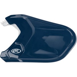 Rawlings | MACH Adjust Face Guard | Adjustable Extension Piece | Navy | Left-Handed Batter
