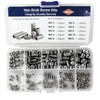 304 Stainless Steel Socket Set Screws Assortment Kit(200Pcs), M3 M4