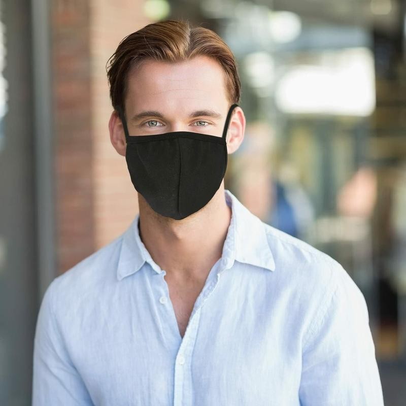 Men Women Soft Face Mask Breathable Reusable Washable Coverings For