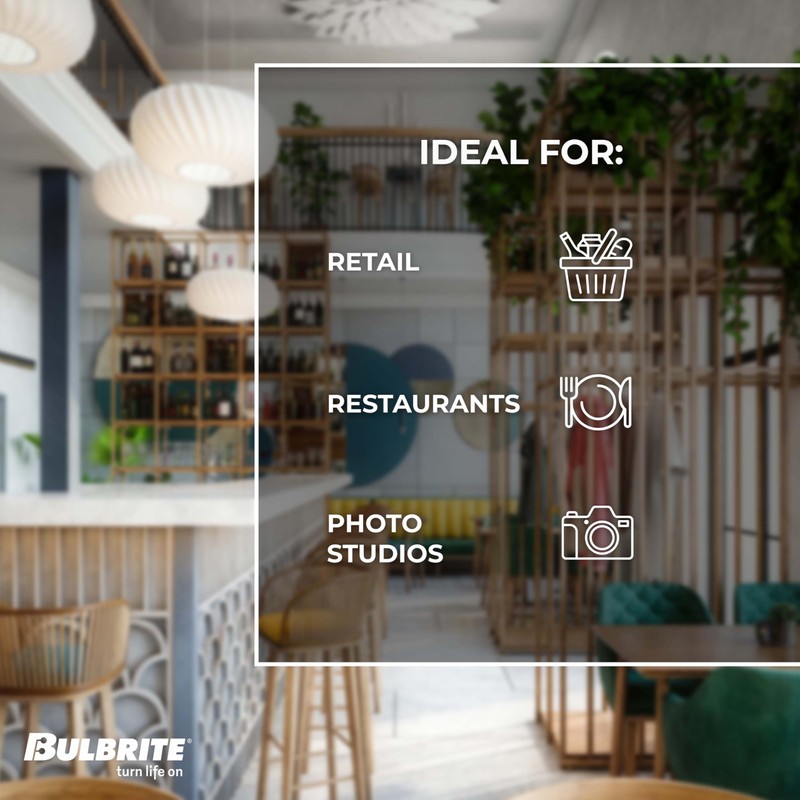 Bulbrite 60A19HM Half Chrome 60W A Shape Bulb (6 Pack)