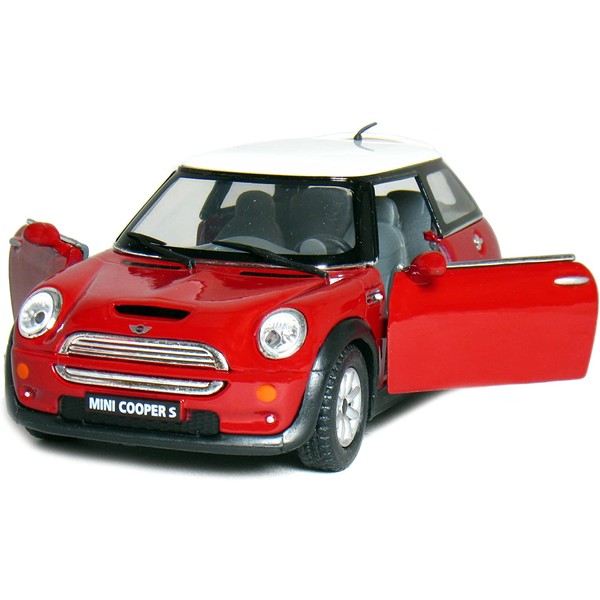 5" Die-cast Mini Cooper S 1/28 Scale (Red).