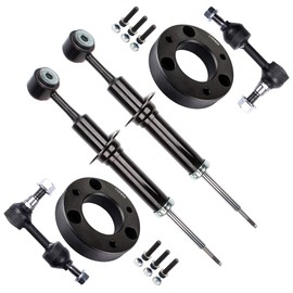 SCITOO 6pcs Suspension Kit Fit 2004-2005 for F-150-2 inches Leveling Lift Kit, Strut Coil Assembly, Sway Bar End Link