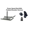 Power Speed Sled w/Harness Weighted Drag Sport Football