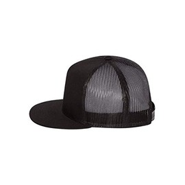 Yupoong Five-Panel Classic Trucker Cap - One Size - Black