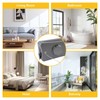 Qivine Clothes Line Extendable Wall, 2 x 5.1 m, Grey,