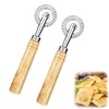 Pastry Wheel Cutter 2 PCS, Pasta Cutter Wheel with Long