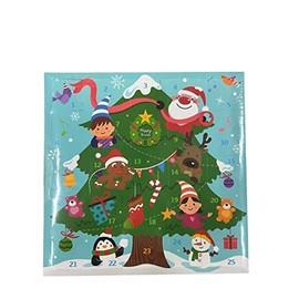 Advent Calendar with Eraser, Advent Calendar with Tree Motif