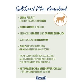 Happy Dog SoftSnack Mini New Zealand, 100 g
