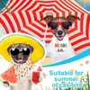 Summer Dog Bandanas, Adjustable Summer Party Pet Decorations 2 Pack