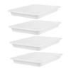 GLEAVI 4pcs Lab Sample Tray Acid Alkali Resistance Tray Laboratory