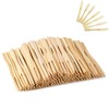 Bamboo Fruit Forks, 400 Pieces, Disposable Bamboo Forks, Party Mini