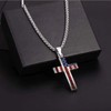 Cross Pendant Necklace For Mens Women Jewelry Religious Pendant Chain