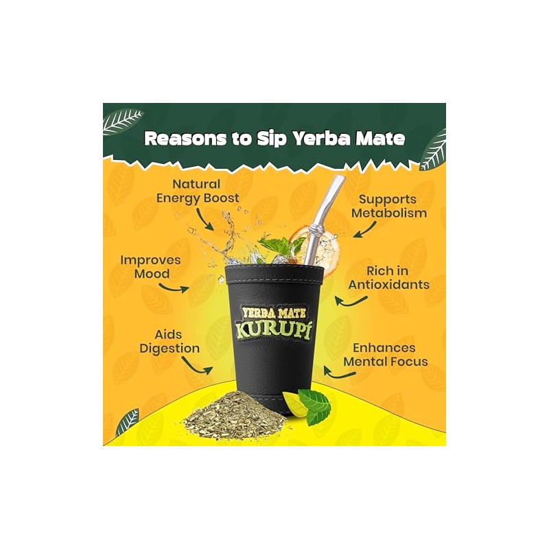 Kurupi Menta Boldo Yerba Mate 500 g (1.1 lbs)