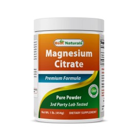 Citrato de magnesio Best Naturals 1 lb