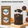 Tourdeus Glass Coffee Container - 900ml x 2 Pop Top