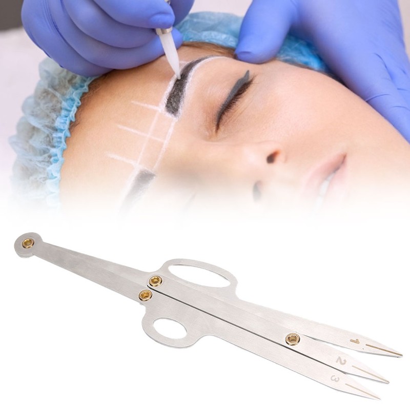 Eyebrow Stencil Template Eyebrow Guide Ruler Positioning Measure Tool Microblading