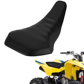 Wacece ATV Seat Cover Non-Slip Soft Waterproof for LTZ400 LTZ 400 LTZ400Z Quadsport Z400 2x4 2009-2014, High Elastic Leather Black