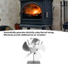 5 Blade Heat Powered Stove Fan Fireplace Fans Self Generating