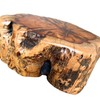 THY COLLECTIBLES Natural Tree Trunk Stump Stool with Live Edge