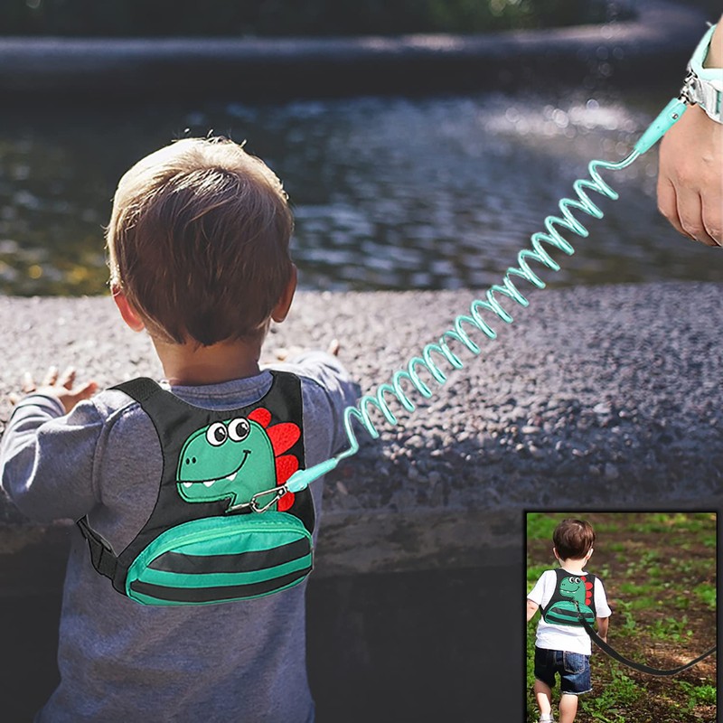 Toddler Leash for Kids-Baby Child Harness with Anti Lost Wrist