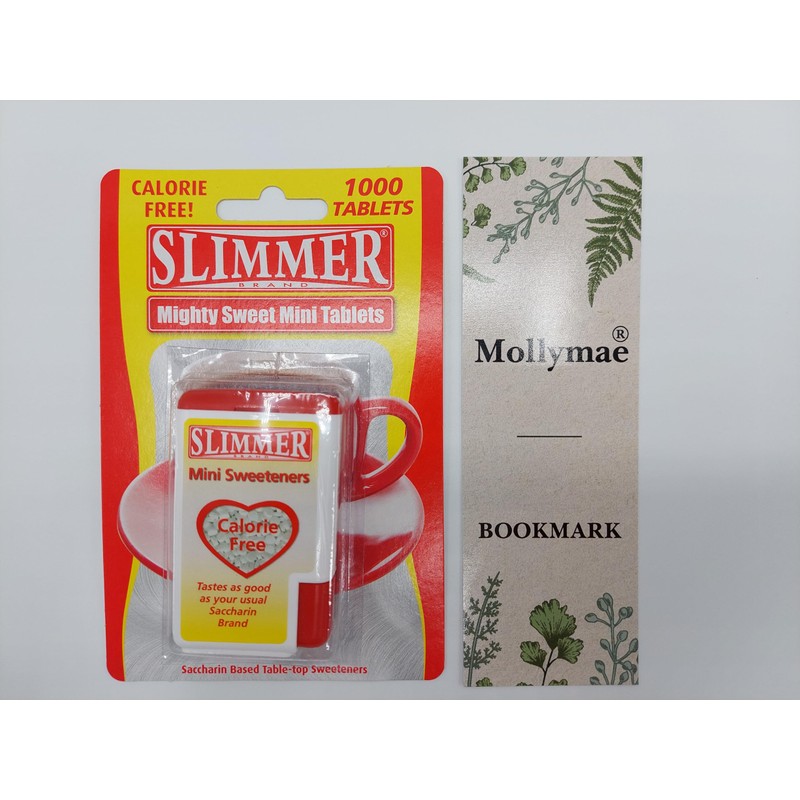 Slimmer Calorie Free Sweetener Bundle with Mollymae Bookmark | 12