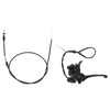 Thumb Throttle Cable with Dual Brake Lever Assy 22mm Aluminium