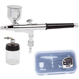 Fengda Performance BD-134 Pro Set Multi-Purpose Dual-Action Side Feed Airbrush with 0.30mm Nozzle Set, Side & Siphon Cups