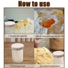 BakeMaster 6 Pack Sourdough Cover Reusable Fermentation Lids for Jars