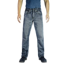 Flypaper Mens Fashion Bootcut Jeans Regular FIT Medium Vintage Blue Size 32X32