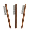 LAKYMIE Pack of 3 Cat Combs Flea Comb Detangling Comb