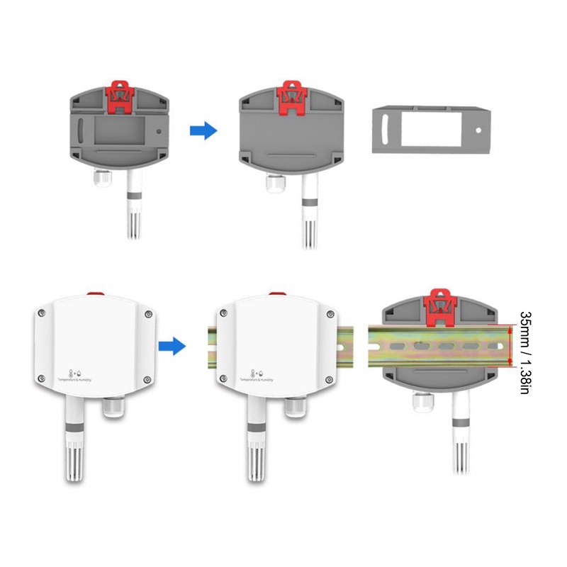 Temperature Humidity Transmitter high Accuracy IP65 485 Wall Mounted Temp