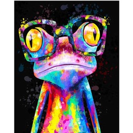 MMAHD 5D DIY Diamond Art Painting Kits for Adults Full,Frog Full Drill Embroidery Paintings Rhinestone Pasted DIY Painting Cross Stitch Arts Crafts for Home Wall Decor 9.8×11.8Inches