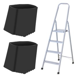 BESPORTBLE Pack of 4 Non-Slip Ladder Feet - Sturdy Rubber Buffer for Folding Ladder Floor & Slip Protection