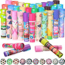 Yunsailing 30 Pcs Classic Kaleidoscopes Vintage Mini Kaleidoscope Party Favors Return Gifts for Valentine's Day Kids Birthday Educational Toy for School Classroom Prizes Bag Fillers(Lovely)