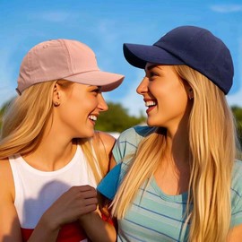 Clakllie Corgi Dog Baseball Cap Baseball Cap Men Women Adjustable Snapback Trucker Hat Cotton Running Sports Cap Golf Cap, H-HJB6-Pink, Unit size