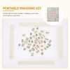 NEWFUN Majong Stones Game, Mahjong Game, Mini Traditional Chinese Riichi