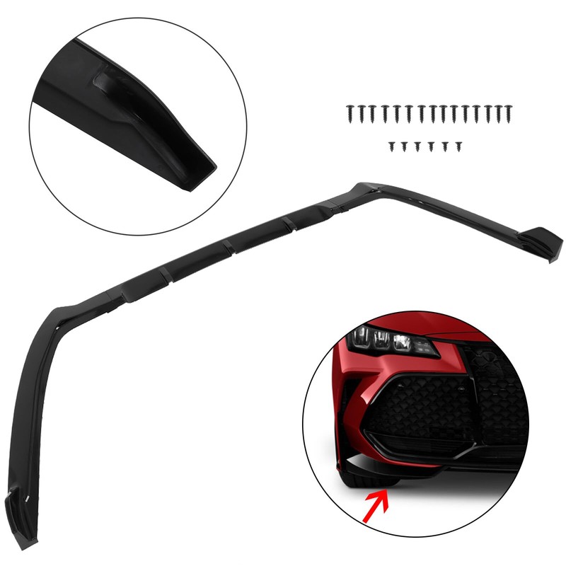 SCITOO Plastic Front Lip Spoiler fits for 2019-2021 for Toyota