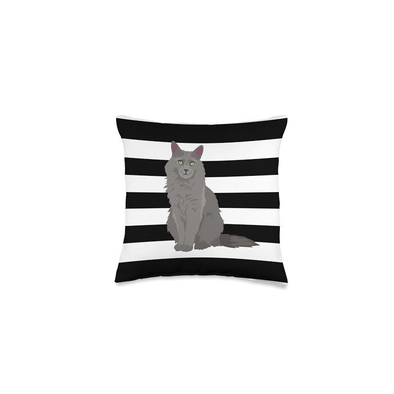 Nebelung Cat Lover Gift Throw Pillow