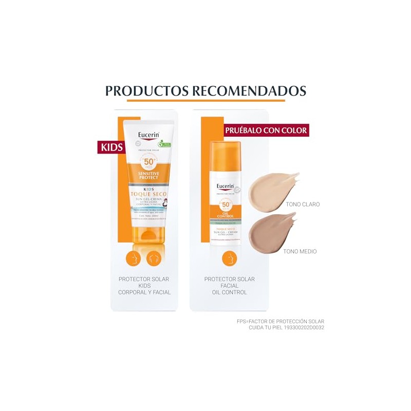 EUCERIN Sun Toque Seco Fps 50+ 200Ml Bloqueador Solar Corporal