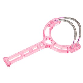 Facial Hair Remover, 2 Colours, Portable Face Lips, Hair Epilator Removal, Plastic Spring Device, Beauty Tool, Best for Quick and Easy Hair Removal of Roots (Pink)