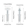 6Pcs Bi-fold Door Hardware Kits, Top Roller Guide Wheel and