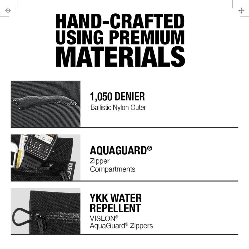 DEFY Project Ballistic Travel Pouch | Lightweight Nylon Organizer Pouch