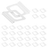 30 Pcs Window Screen Pull Tabs, Universal Hollow Spine Channel