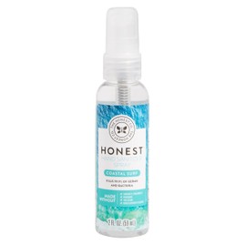 The Honest Company Plant-Based Hand Sanitizer Spray Kills 99.9% of Germs Hypoallergenic Quick-drying and Moisturizing Coastal Surf 2 fl oz