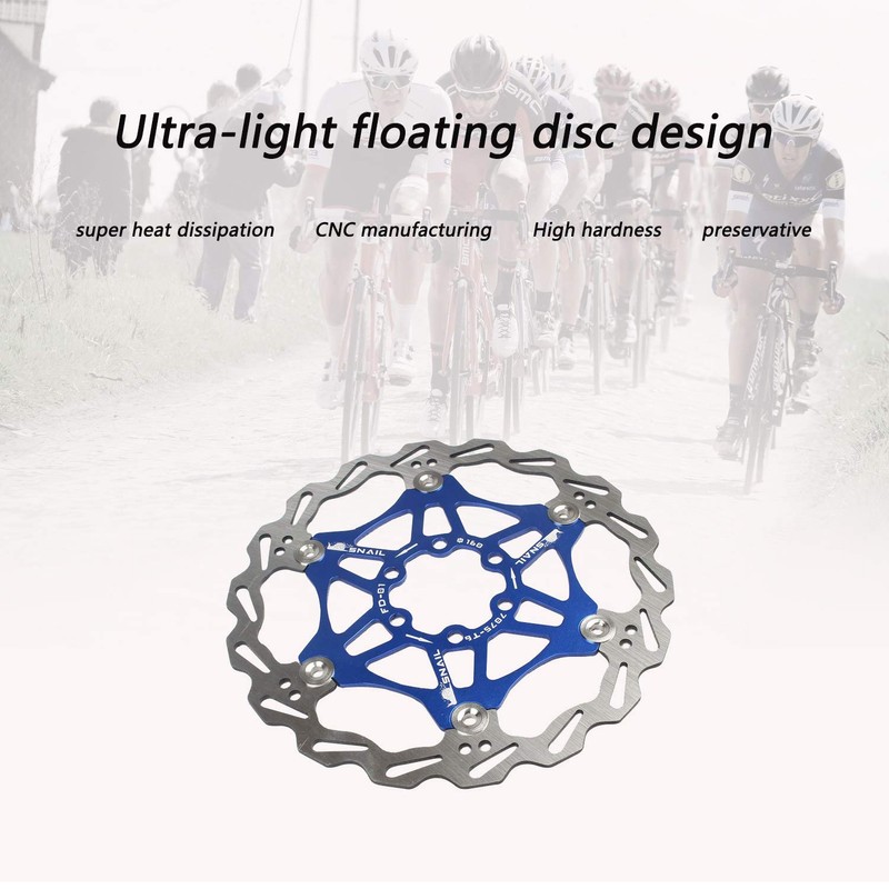 Newgoal Bicycle Disc Brake Disc,180mm Bicycle Brake Disc Mountain Bike