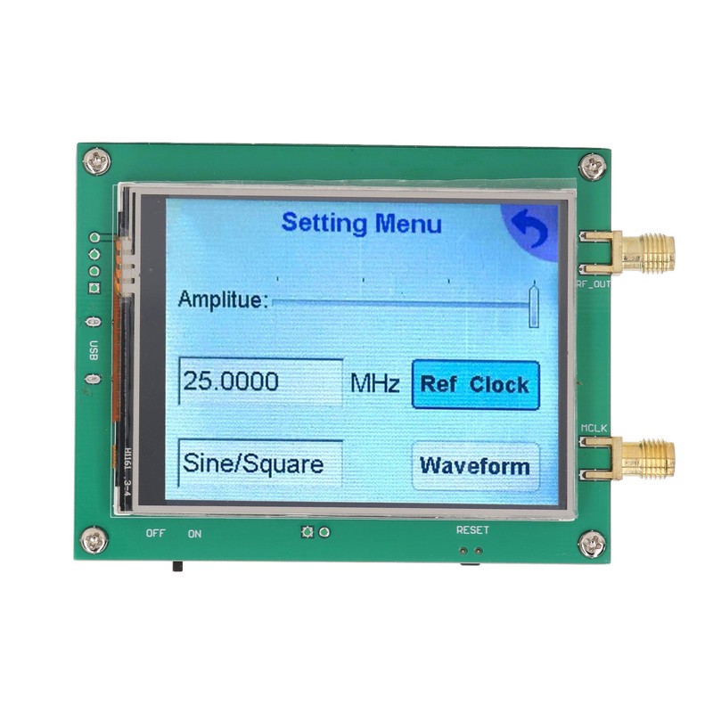 Signal Generator RF Frequency Generator Module 138‑4400MHz Touch Screen ADF4350