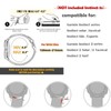 EKINGEEK for Garmin Instinct/Instinct 2 Band, Soft Nylon Replacement Watch