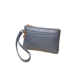 Pack of 2 Women's Small Wallet PU Leather Card Holder Small Wallet PU Purse Coin Purse Coin Purse Coin Purse Coin Purse Small with Zip Vintage Fashion Key Wallet Purse, blue