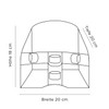 Götz 3402630 Sausewind Scooter and Bicycle Seat, Doll Accessories for