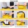KYG Dry Bag, yellow, Sporty and casual style, suitable for